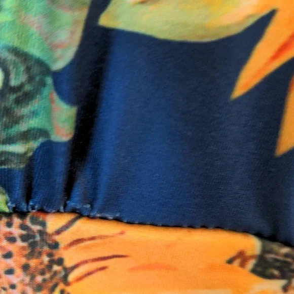 Ouges Women's Size M One Piece Sunflower Print Dress - Picture 5 of 12